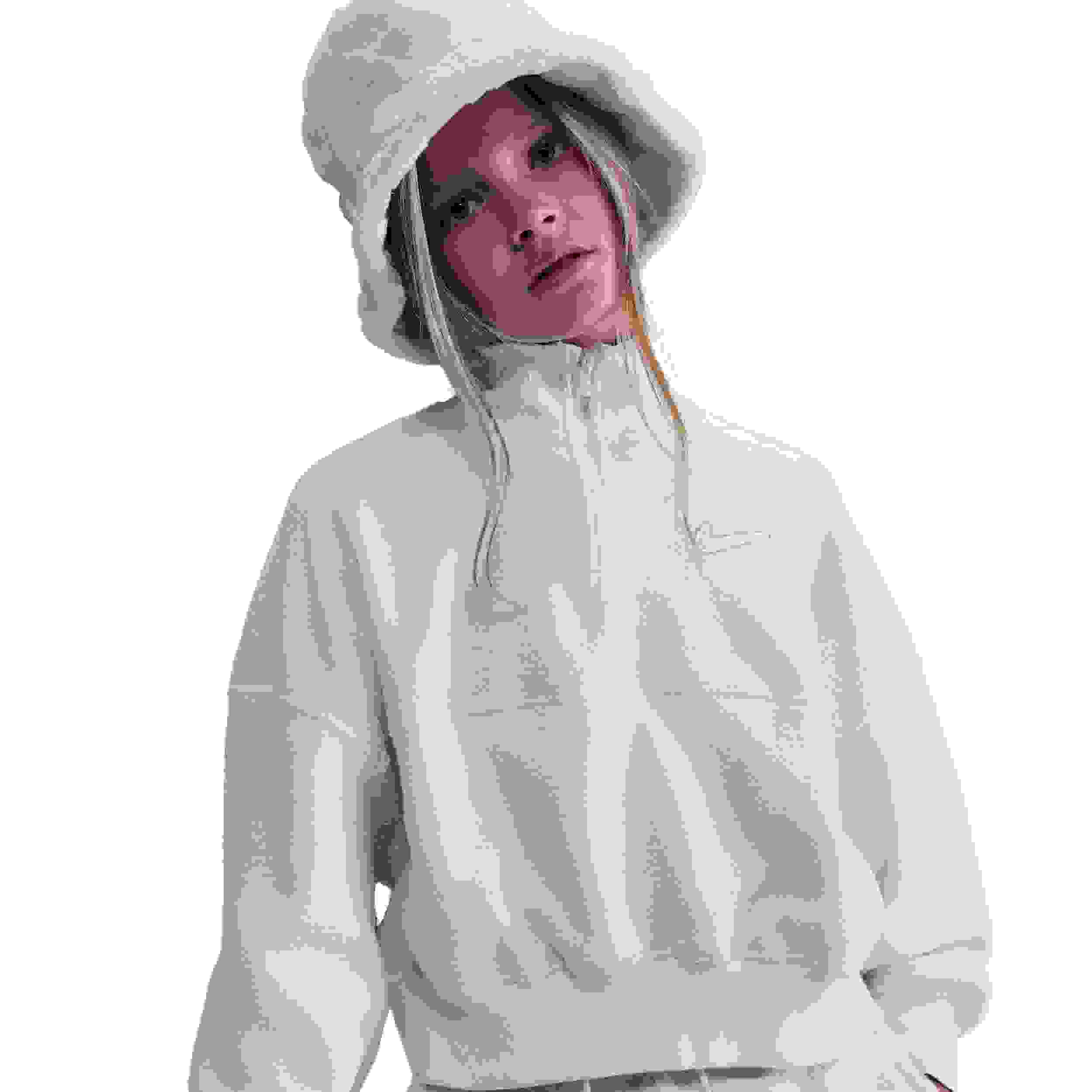 Nike Sportswear Long-Sleeve Fleece Cozy Big Girls' Pearl Top 2